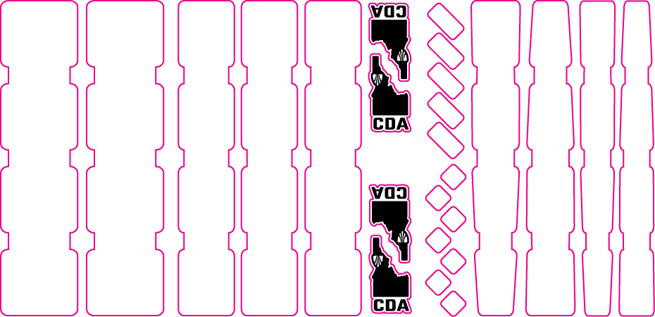 Customizable Mtb Frame Protection