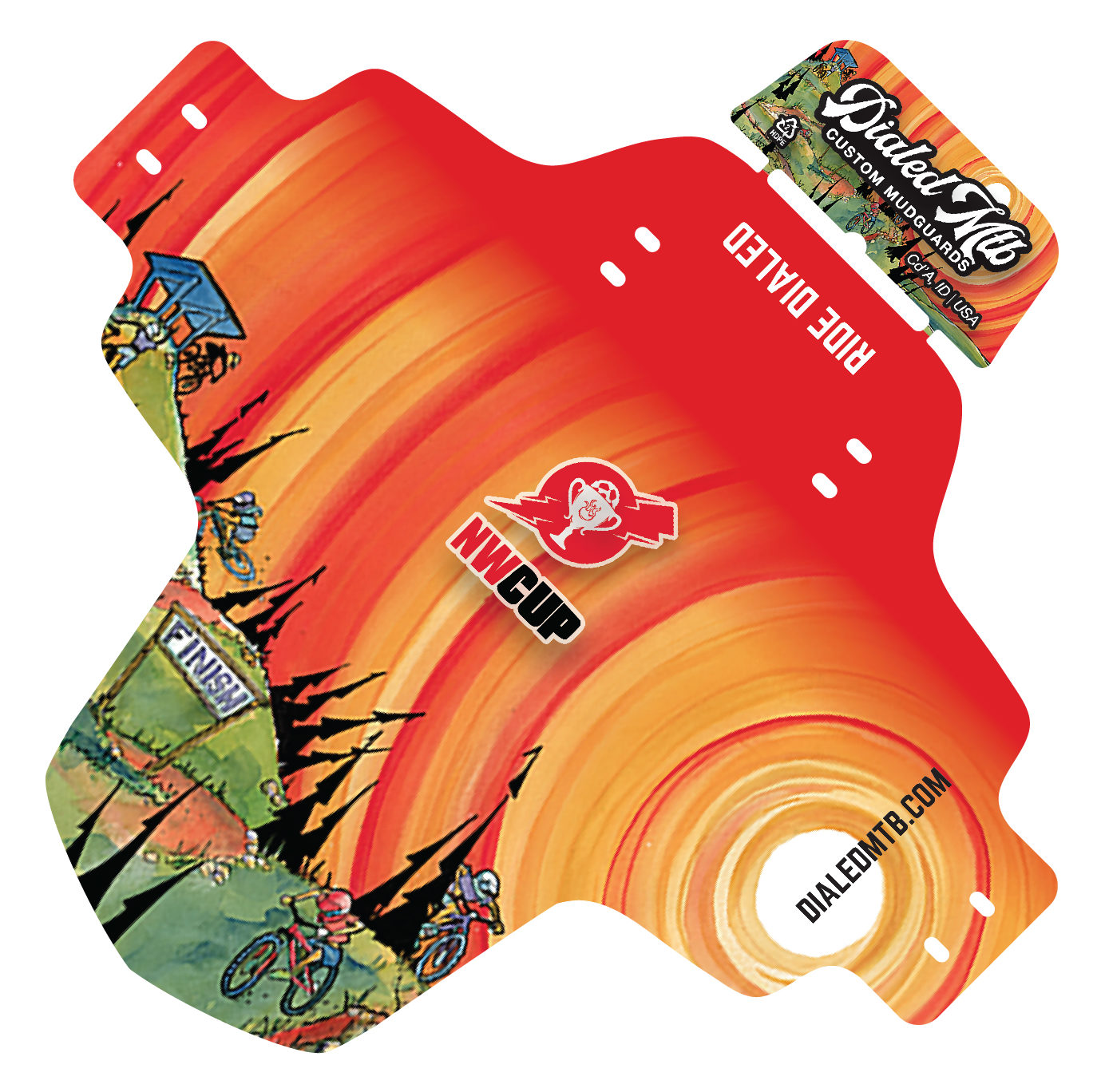 DialedMtb X NWCup Team Up with Limited Edition Mudguards